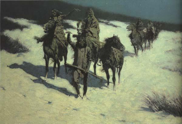 Frederic Remington Trail of the Shod Horse (mk43)